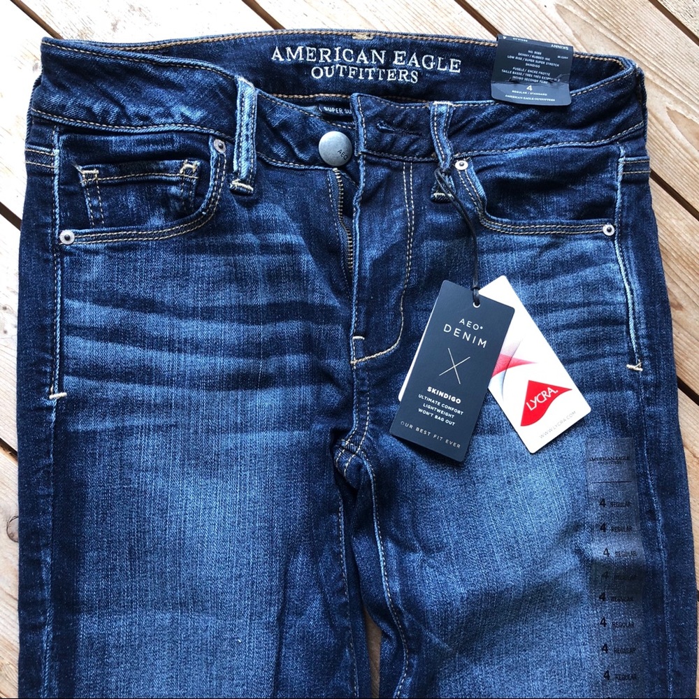American Eagle Lycra Dark Wash Jeans